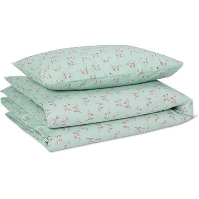 Amazon Basics Kinderbettwäsche 100x135 2teilig 100% Bio Baumwolle Wendbar, Bettdeckenbezug 100x135 cm & Kissenbezug 40x60 cm, für Baby, Mintgrüne Gepunktete Hunde Amazon Basics Kinderbettwäsche 100x135 2teilig 100% Bio Baumwolle Wendbar, Bettdeckenbezug 100x135 cm & Kissenbezug 40x60 cm, für Baby, Mintgrüne Gepunktete Hunde