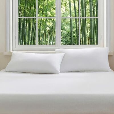Sonive Kissenbezüge 40x80 2er Set Weiche Kissenhülle aus Bambusfaser Dekorative Zierkissenbezüge Quadratische Dekokissenbezüge für Wohnzimmer Schlafzimmer Sofa Weiß Sonive Kissenbezüge 40x80 2er Set Weiche Kissenhülle aus Bambusfaser Dekorative Zierkissenbezüge Quadratische Dekokissenbezüge für Wohnzimmer Schlafzimmer Sofa Weiß