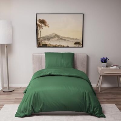 Dreamzie Bettwäsche 140x200 Set Grün – Bettbezug mit 1 Kissenbezug 65x65 – Mikrofaser Weich & Pflegeleicht Oeko-Tex Dreamzie Bettwäsche 140x200 Set Grün – Bettbezug mit 1 Kissenbezug 65x65 – Mikrofaser Weich & Pflegeleicht Oeko-Tex
