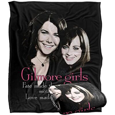 LOGOVISION Gilmore Girls Silky Touch Superweiche Kuscheldecke für Mädchen, 152 x 127 cm LOGOVISION Gilmore Girls Silky Touch Superweiche Kuscheldecke für Mädchen, 152 x 127 cm