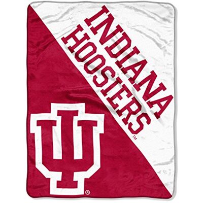 Northwest NCAA Indiana Hoosiers Micro-Raschel-Decke, ca. 11 cm x 150 cm, Halbton-Design, weiche, warme Stadiondecke Northwest NCAA Indiana Hoosiers Micro-Raschel-Decke, ca. 11 cm x 150 cm, Halbton-Design, weiche, warme Stadiondecke