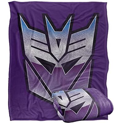 LOGOVISION Transformers: Decke, Motiv Transformers Decepticon glänzend, seidig, superweiche Tagesdecke, 152 x 127 cm LOGOVISION Transformers: Decke, Motiv Transformers Decepticon glänzend, seidig, superweiche Tagesdecke, 152 x 127 cm
