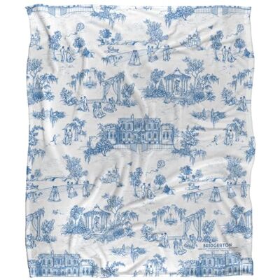 Bridgerton Around The Ton Toile Superweiche Kuscheldecke mit seidigem Griff 152 X 127 cm Bridgerton Around The Ton Toile Superweiche Kuscheldecke mit seidigem Griff 152 X 127 cm