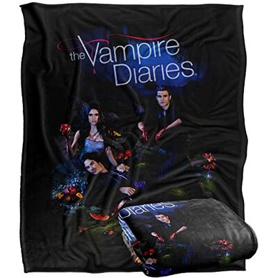 LOGOVISION Vampire Diaries Silky Touch Kuscheldecke, Optimalweich, 152 x 127 cm LOGOVISION Vampire Diaries Silky Touch Kuscheldecke, Optimalweich, 152 x 127 cm