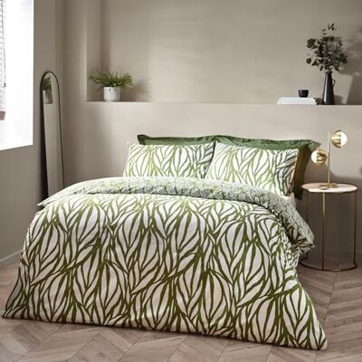 Riva Home Frond olive Duvetbezug-Set Riva Home Frond olive Duvetbezug-Set