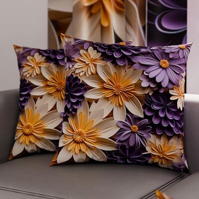 PETTI Artigiani Italiani – 2 Kissenbezüge 80x80 cm Mikrofaser – Sofakissenhüllen Dekokissen – Zierkissenbezüge für Couch, Bett, Wohnzimmer – Weiche Kissenhüllen mit modernem Design – Made in Italy PETTI Artigiani Italiani – 2 Kissenbezüge 80x80 cm Mikrofaser – Sofakissenhüllen Dekokissen – Zierkissenbezüge für Couch, Bett, Wohnzimmer – Weiche Kissenhüllen mit modernem Design – Made in Italy