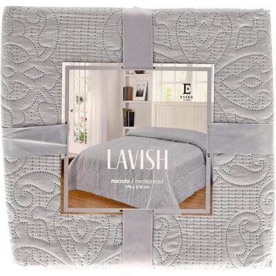 ESSEX Tagesdecke 170 x 210 cm, Ideale für Schlafzimmer, Bettüberwurf Weich und Bequem, Modernen Steppung Lavish, Grau ESSEX Tagesdecke 170 x 210 cm, Ideale für Schlafzimmer, Bettüberwurf Weich und Bequem, Modernen Steppung Lavish, Grau