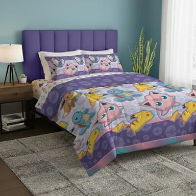 Northwest Pokemon Bed in a Bag Bettwäsche-Set für Doppelbett Northwest Pokemon Bed in a Bag Bettwäsche-Set für Doppelbett