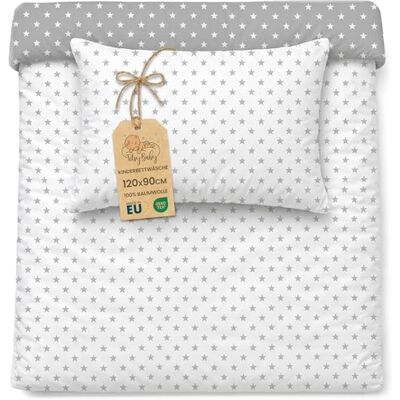 Totsy Baby Kinderbettwäsche Baby Bettwäsche 90x120 cm aus Baumwolle Kinder Set von Duvet Cover 90 x 120 und Kissenbezug 40x60 cm Junge und mädchen babybettwäsche bettbezug für Kleinkind Oeko-Tex Totsy Baby Kinderbettwäsche Baby Bettwäsche 90x120 cm aus Baumwolle Kinder Set von Duvet Cover 90 x 120 und Kissenbezug 40x60 cm Junge und mädchen babybettwäsche bettbezug für Kleinkind Oeko-Tex