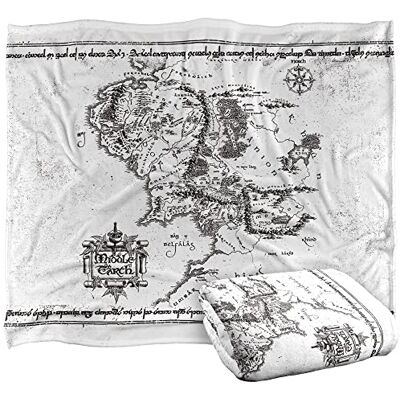 LOGOVISION Lord of THE RINGSDer Herr der Ringe Seidige Kuscheldecke, Optimalweich, 152 x 127 cm LOGOVISION Lord of THE RINGSDer Herr der Ringe Seidige Kuscheldecke, Optimalweich, 152 x 127 cm