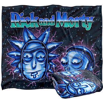 LOGOVISION RICK AND MORTY Silky Touch Kuscheldecke, Optimalweich, 152 x 127 cm LOGOVISION RICK AND MORTY Silky Touch Kuscheldecke, Optimalweich, 152 x 127 cm