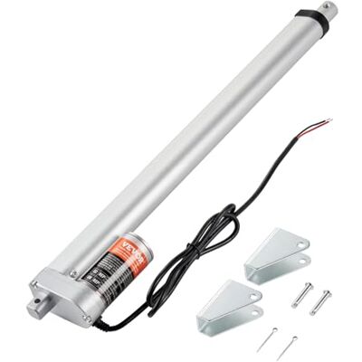 VEVOR 1500N Linear Actuator DC 12V Linearantrieb IP54 Elektrischer Linearmotor 400mm Hublänge Geräuschpegel ≤60dB Elektrische Türöffner 5mm/s Fahrgeschwindigkeit Lineartechnik Verstellantrieb VEVOR 1500N Linear Actuator DC 12V Linearantrieb IP54 Elektrischer Linearmotor 400mm Hublänge Geräuschpegel ≤60dB Elektrische Türöffner 5mm/s Fahrgeschwindigkeit Lineartechnik Verstellantrieb