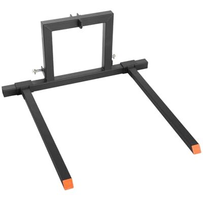 VEVOR Palettengabel 680 k, 3-Punkt-Gabelträger zum Anklemmen, 1280mm Gesamtlänge, Gabelzinken mit 735-1170 mmeinstellbarer Gabelbreite, Schnellkupplungsaufsätze für Traktoren der Kategorie 1 VEVOR Palettengabel 680 k, 3-Punkt-Gabelträger zum Anklemmen, 1280mm Gesamtlänge, Gabelzinken mit 735-1170 mmeinstellbarer Gabelbreite, Schnellkupplungsaufsätze für Traktoren der Kategorie 1