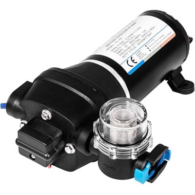 VEVOR Wasserpumpe Hochdruckmembran 12 V, Hochdruck Wasserpumpe 17 L/min, Selbstansaugende Membranpumpe 2m, 3-Kammer-Membran, Membranpumpe mit Wärmeschutz, für Kfz-Schifffahrt, Wohnmobile VEVOR Wasserpumpe Hochdruckmembran 12 V, Hochdruck Wasserpumpe 17 L/min, Selbstansaugende Membranpumpe 2m, 3-Kammer-Membran, Membranpumpe mit Wärmeschutz, für Kfz-Schifffahrt, Wohnmobile