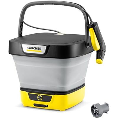 Kärcher Druckreiniger OC 3 Foldable PJ, Niederdruck, Lithium-Ionen-Akku, Fördermenge: 2 l/h, Gewicht: 2,2 kg, Faltbarer Wassertank: 8 l, Flexibler Schlauch: 1,8 m, Flachstrahldüse, Punktstrahldüse Kärcher Druckreiniger OC 3 Foldable PJ, Niederdruck, Lithium-Ionen-Akku, Fördermenge: 2 l/h, Gewicht: 2,2 kg, Faltbarer Wassertank: 8 l, Flexibler Schlauch: 1,8 m, Flachstrahldüse, Punktstrahldüse