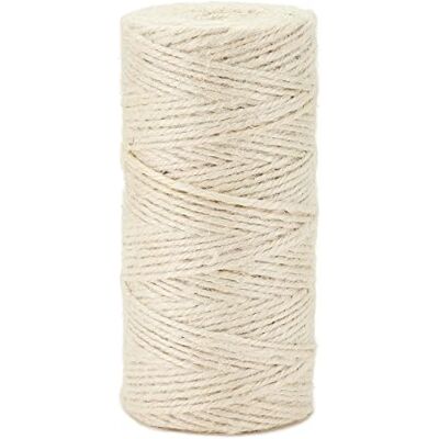 La cordeline Jute-Schnur, 2 mm ± 160 m, Gebleicht, Schnur, Basteln, Dekoration, Garten La cordeline Jute-Schnur, 2 mm ± 160 m, Gebleicht, Schnur, Basteln, Dekoration, Garten