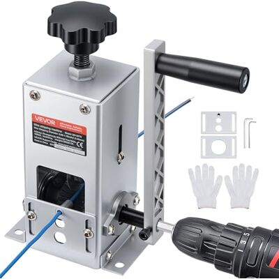 VEVOR Abisoliermaschine, 1,5-30 mm, Kabelschälmaschine, Handkurbel-/Bohrmaschinenbetrieb, Abisolierwerkzeug mit Q235-Rahmen, Kabelabisolierer, Manuelle Kabelabisoliermaschine für Kupferschrott VEVOR Abisoliermaschine, 1,5-30 mm, Kabelschälmaschine, Handkurbel-/Bohrmaschinenbetrieb, Abisolierwerkzeug mit Q235-Rahmen, Kabelabisolierer, Manuelle Kabelabisoliermaschine für Kupferschrott