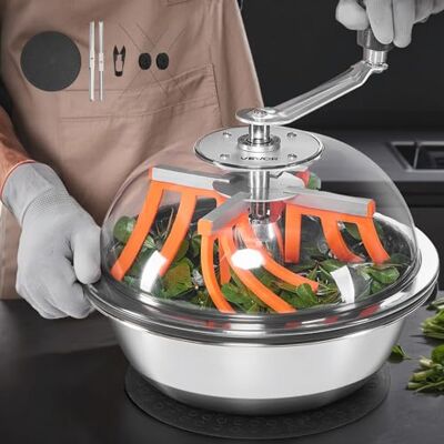 VEVOR Erntemaschine Bowl, 33 cm manueller Knospen-Trimmer, Bud Trimmer, Nass- & Trocken-Hydrokultur-Schneidemaschine, gedrehter Schleuderschnitt für Pflanzen, Blätter, Knospen, Blumen VEVOR Erntemaschine Bowl, 33 cm manueller Knospen-Trimmer, Bud Trimmer, Nass- & Trocken-Hydrokultur-Schneidemaschine, gedrehter Schleuderschnitt für Pflanzen, Blätter, Knospen, Blumen