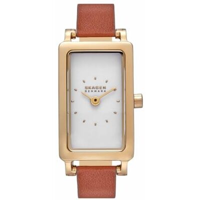 Skagen Hagen Damenuhr, Quarz-Zweizeigerwerk mit Edelstahl- oder Lederarmband Skagen Hagen Damenuhr, Quarz-Zweizeigerwerk mit Edelstahl- oder Lederarmband