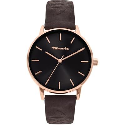 Tamaris Damenuhr mit Lederband – Runde Schlichte Armbanduhr für Damen 36 mm Armbanduhr in Silber, Gold, Roségold, Schwarz, Blau, Grün, Lila, Rosa UVM Tamaris Damenuhr mit Lederband – Runde Schlichte Armbanduhr für Damen 36 mm Armbanduhr in Silber, Gold, Roségold, Schwarz, Blau, Grün, Lila, Rosa UVM