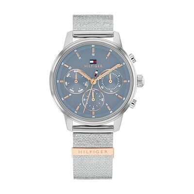 Tommy Hilfiger Multi Zifferblatt Quarz Uhr für Damen mit Roségoldfarbenes Edelstahlarmband 1782807 Tommy Hilfiger Multi Zifferblatt Quarz Uhr für Damen mit Roségoldfarbenes Edelstahlarmband 1782807