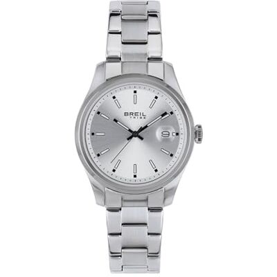 Breil Uhr Unisex Classic Elegance Ziffernblatt Silber Bewegung NUR Zeit Quartz e Bracelet Stahl Silber EW0650 Breil Uhr Unisex Classic Elegance Ziffernblatt Silber Bewegung NUR Zeit Quartz e Bracelet Stahl Silber EW0650