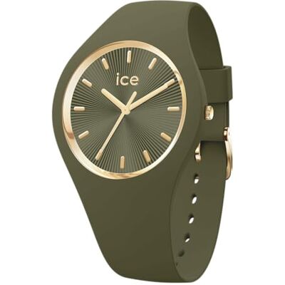 ICE-WATCH Ice Champagne Olive Green Grüne Damenuhr mit Silikonarmband 025353 (Medium) ICE-WATCH Ice Champagne Olive Green Grüne Damenuhr mit Silikonarmband 025353 (Medium)