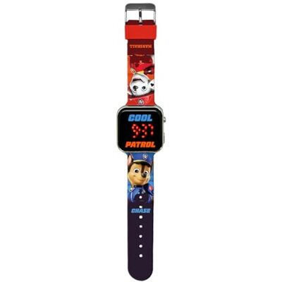 Kids Licensing Digitale Kinderuhr mit Automatikarmband aus Kunststoff PW20003, Paw Patrol, Rot Kids Licensing Digitale Kinderuhr mit Automatikarmband aus Kunststoff PW20003, Paw Patrol, Rot