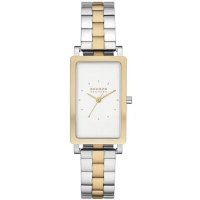 Skagen Hagen Damenuhr, Quarz-Dreizeigerwerk mit Edelstahl- oder Lederarmband Skagen Hagen Damenuhr, Quarz-Dreizeigerwerk mit Edelstahl- oder Lederarmband