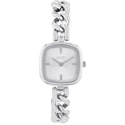 Joop! Armbanduhr Damen Quarzuhr Analog, mit Edelstahl Armband, Silber, 3 bar Wasserdicht, Kommt in Uhren Geschenk Box, 2038612 Joop! Armbanduhr Damen Quarzuhr Analog, mit Edelstahl Armband, Silber, 3 bar Wasserdicht, Kommt in Uhren Geschenk Box, 2038612