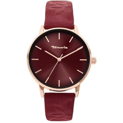 Tamaris Damenuhr mit Lederband – Runde Schlichte Armbanduhr für Damen 36 mm Armbanduhr in Silber, Gold, Roségold, Schwarz, Blau, Grün, Lila, Rosa UVM Tamaris Damenuhr mit Lederband – Runde Schlichte Armbanduhr für Damen 36 mm Armbanduhr in Silber, Gold, Roségold, Schwarz, Blau, Grün, Lila, Rosa UVM
