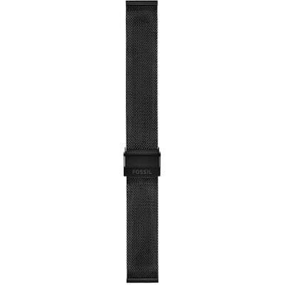 Fossil Milanaiseband für Damenuhr 18 mm Schwarz, S181449 Fossil Milanaiseband für Damenuhr 18 mm Schwarz, S181449