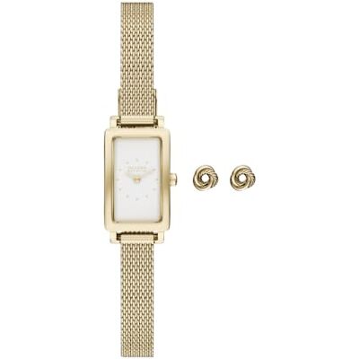 Skagen Hagen Micro Damen 30MM Goldfarbener Edelstahl Uhr Geschenkset, SKW1158SET Skagen Hagen Micro Damen 30MM Goldfarbener Edelstahl Uhr Geschenkset, SKW1158SET