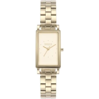 Skagen Hagen Damenuhr, Quarz-Dreizeigerwerk mit Edelstahl- oder Lederarmband Skagen Hagen Damenuhr, Quarz-Dreizeigerwerk mit Edelstahl- oder Lederarmband
