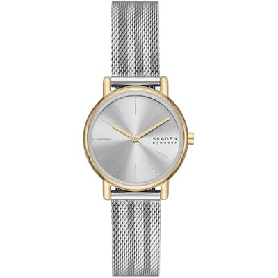 Skagen Damenuhr Signatur Lille 2-Zeiger-Werk Edelstahl goldfarben, SKW3153SET Skagen Damenuhr Signatur Lille 2-Zeiger-Werk Edelstahl goldfarben, SKW3153SET