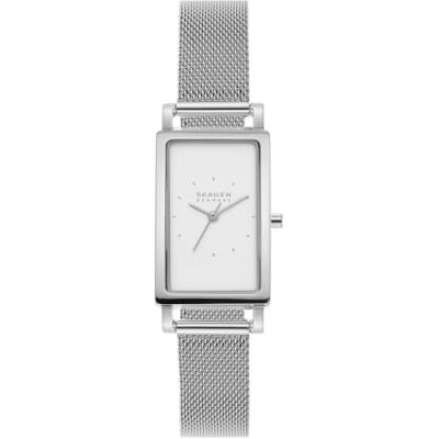 Skagen Hagen Damenuhr, Quarz-Dreizeigerwerk mit Edelstahl- oder Lederarmband Skagen Hagen Damenuhr, Quarz-Dreizeigerwerk mit Edelstahl- oder Lederarmband