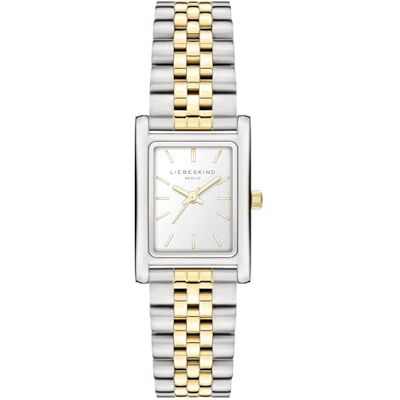 LIEBESKIND Berlin Damen Armbanduhr LT-0479-MQ Edelstahl in Bicolor Silber/IP Gold am Edelstahlband LIEBESKIND Berlin Damen Armbanduhr LT-0479-MQ Edelstahl in Bicolor Silber/IP Gold am Edelstahlband
