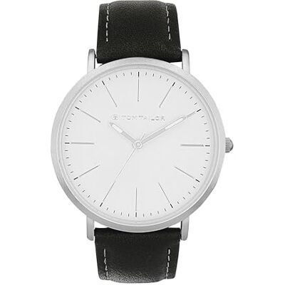 TOM TAILOR Armbanduhr mit Kunstlederband für Herren, braun, wasserdichte 3 bar, Geschenkidee, kommt in Uhren Geschenkbox, 2100621 TOM TAILOR Armbanduhr mit Kunstlederband für Herren, braun, wasserdichte 3 bar, Geschenkidee, kommt in Uhren Geschenkbox, 2100621