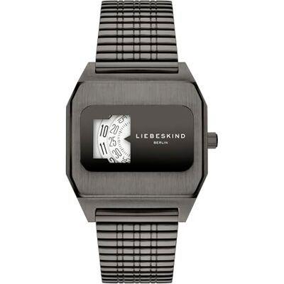 LIEBESKIND Uhr LT-0393-MQ aus Edelstahl in Gun LIEBESKIND Uhr LT-0393-MQ aus Edelstahl in Gun