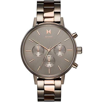 MVMT Analog Quarzuhr für Damen mit Roségoldfarbenes Edelstahlarmband D-FC01-TIRG MVMT Analog Quarzuhr für Damen mit Roségoldfarbenes Edelstahlarmband D-FC01-TIRG