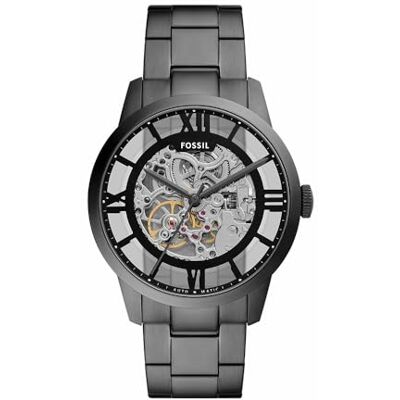 Fossil Herren Uhr Townsman 44 MM Grauer Edelstahl, ME3268 Fossil Herren Uhr Townsman 44 MM Grauer Edelstahl, ME3268