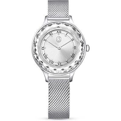 Swarovski Nova Chrono Uhr, Schweizer Produktion, Metallarmband, Goldfarben, Champagne-vergoldetes Finish Swarovski Nova Chrono Uhr, Schweizer Produktion, Metallarmband, Goldfarben, Champagne-vergoldetes Finish