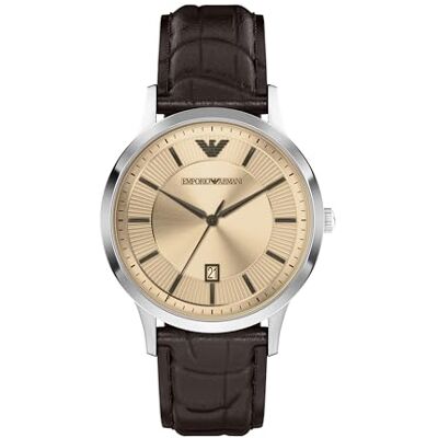 Giorgio Armani Herren 43MM Silberfarbene Edelstahl Uhr, AR11783 Giorgio Armani Herren 43MM Silberfarbene Edelstahl Uhr, AR11783