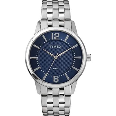 Timex Classics 40mm Herren-Armbanduhr aus Edelstahl TW2T59800 Timex Classics 40mm Herren-Armbanduhr aus Edelstahl TW2T59800