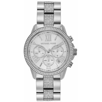 Michael Kors Brynn Watch for Women, Quartz Chronograph Movement with Stainless Steel Strap Michael Kors Brynn Watch for Women, Quartz Chronograph Movement with Stainless Steel Strap