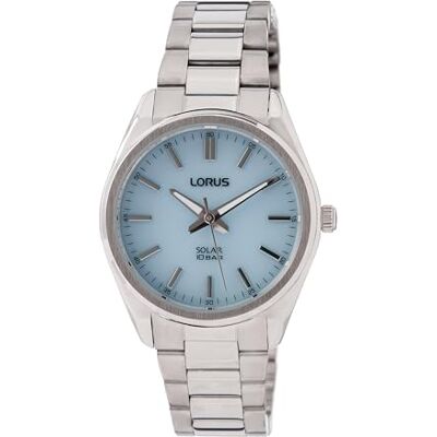 Lorus Damen Analog Quarz Uhr mit Metall Armband RY511AX9, Blau Lorus Damen Analog Quarz Uhr mit Metall Armband RY511AX9, Blau