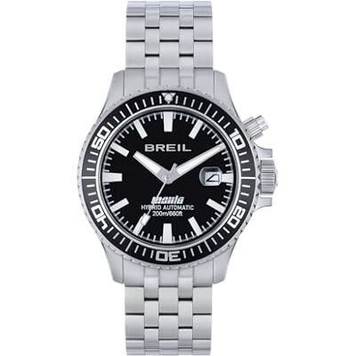 Breil Uhr Herren Manta P.R.O. Ziffernblatt SCHWARZ Bewegung NUR Zeit HYBRID e Bracelet Stahl Silber TW2016 Breil Uhr Herren Manta P.R.O. Ziffernblatt SCHWARZ Bewegung NUR Zeit HYBRID e Bracelet Stahl Silber TW2016