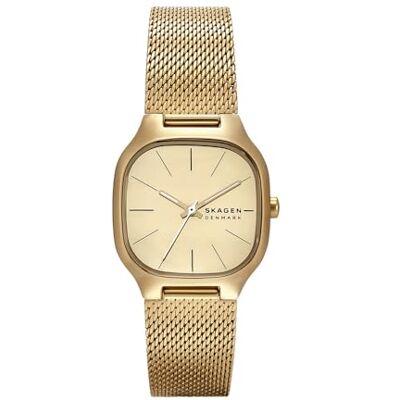Skagen Mellem Lille Damenuhr, Quarz-Dreizeigerwerk mit Edelstahlarmband Skagen Mellem Lille Damenuhr, Quarz-Dreizeigerwerk mit Edelstahlarmband