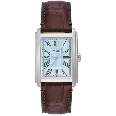 Fossil Carraway Uhr für Herren, Quarz-Dreizeigerwerk mit Leder- oder Edelstahlarmband Fossil Carraway Uhr für Herren, Quarz-Dreizeigerwerk mit Leder- oder Edelstahlarmband