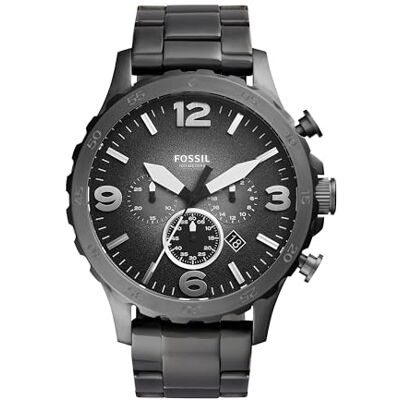 Fossil Herren-Armbanduhr XL Chronograph Quarz Edelstahl beschichtet JR1437 Fossil Herren-Armbanduhr XL Chronograph Quarz Edelstahl beschichtet JR1437